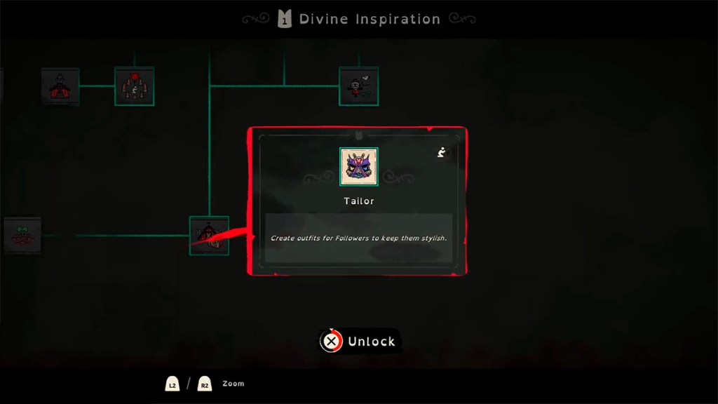 Unlock Tailor in Cult of the Lamb