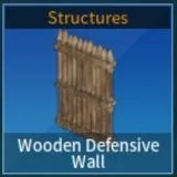 Wooden Defensive Wall Palworld