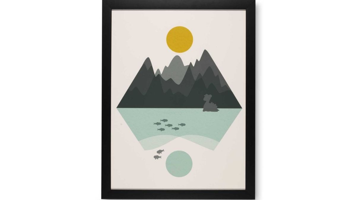 Framed Lapras Wall Art Pokemon Center