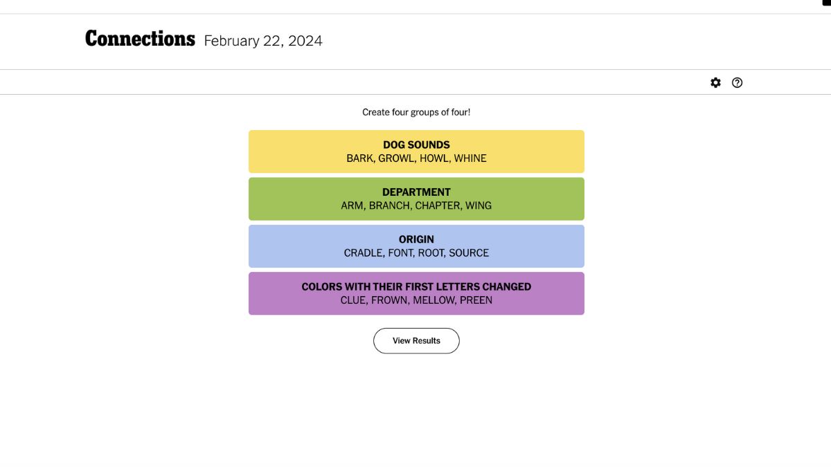 connections puzzle 256 solution for february 22 2024