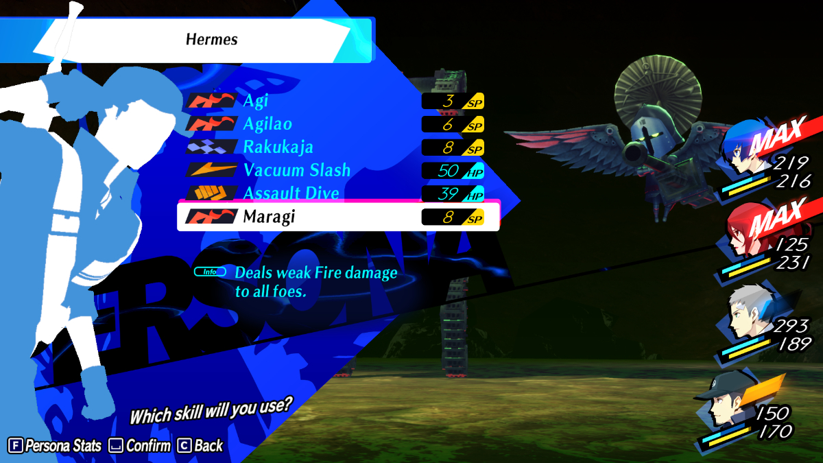 Persona 3 Reload Junpei abilities