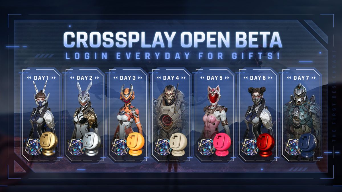 Crossplay Open Beta Rewards