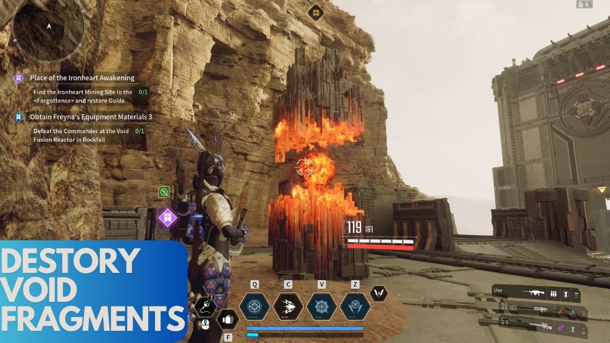 Here's how to destroy the Void Fragments in The First Descendant