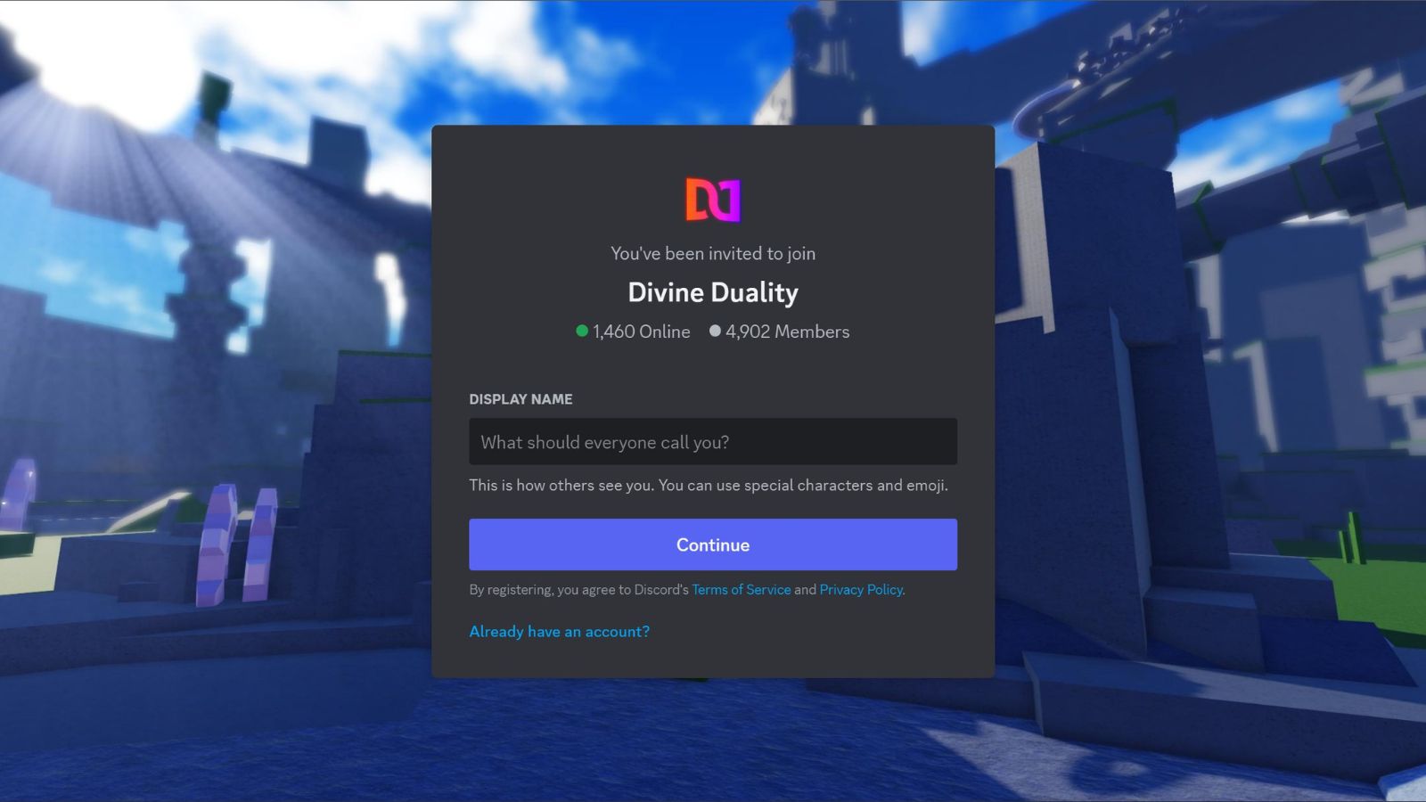 Divine Duality Elemental Discord Server