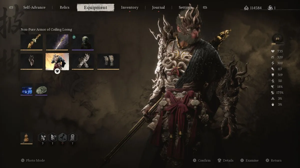 Black Myth Wukong - Non Pure armor set