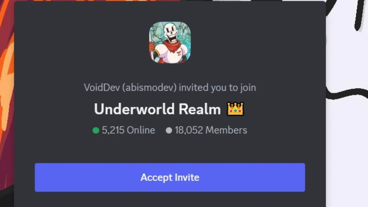 Discord Link invite - Underworld Realm 