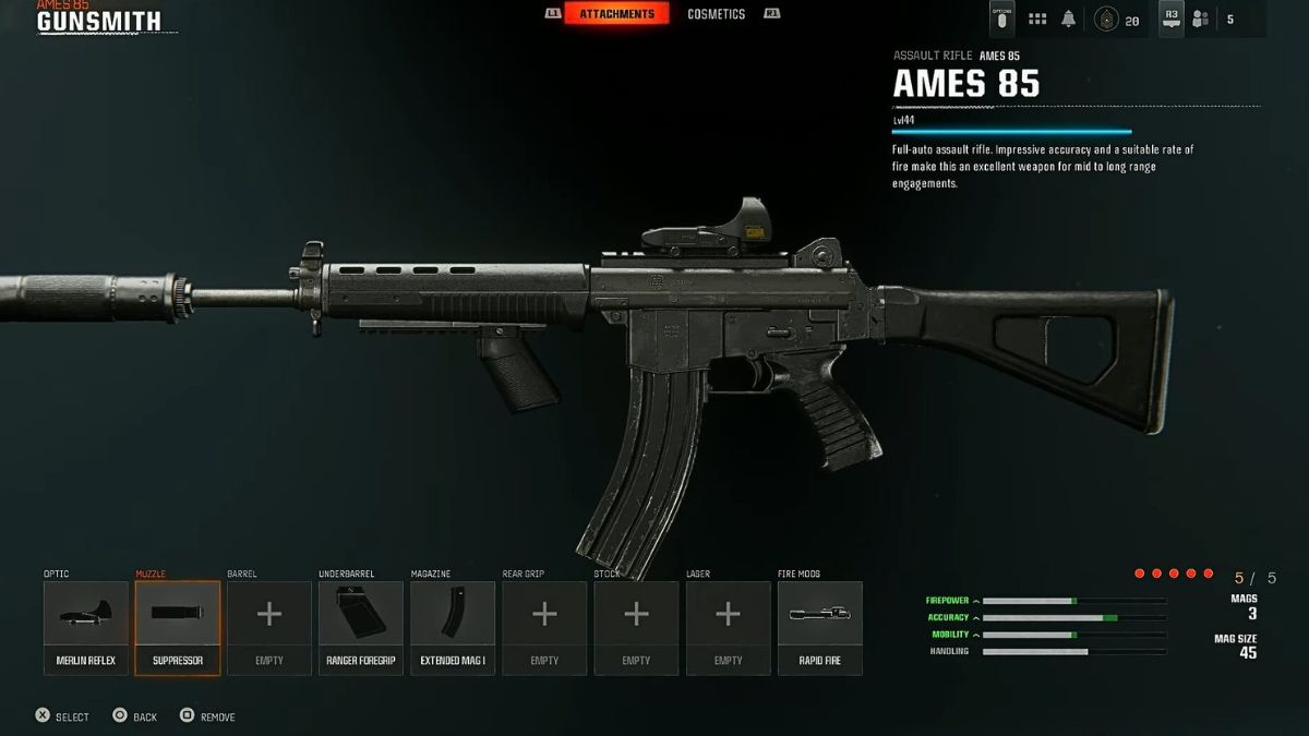 COD Black Ops 6 - AMES 85 best assault rifle