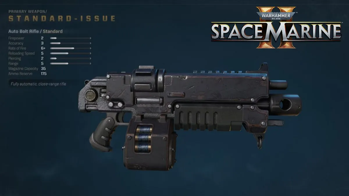 Warhammer 40K Space Marine 2 - Auto Bolt Rifle