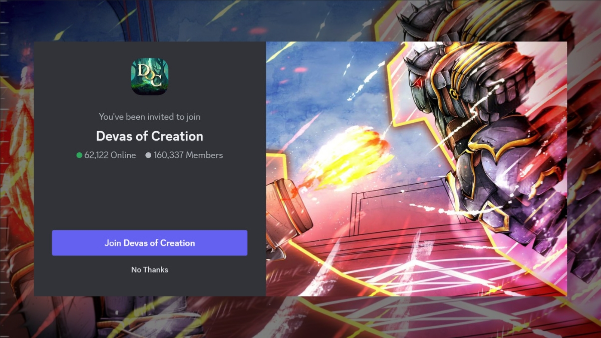 Devas of Creation Discord Server