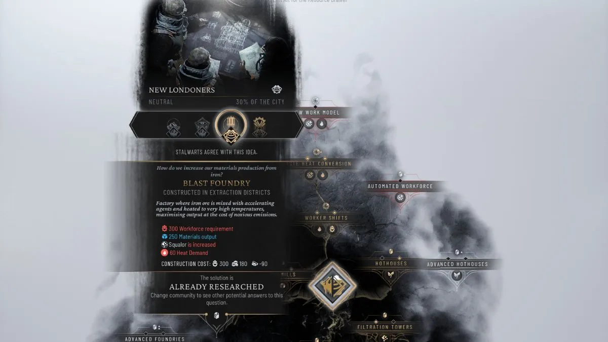 Materials from Blast Foundry - Frostpunk 2