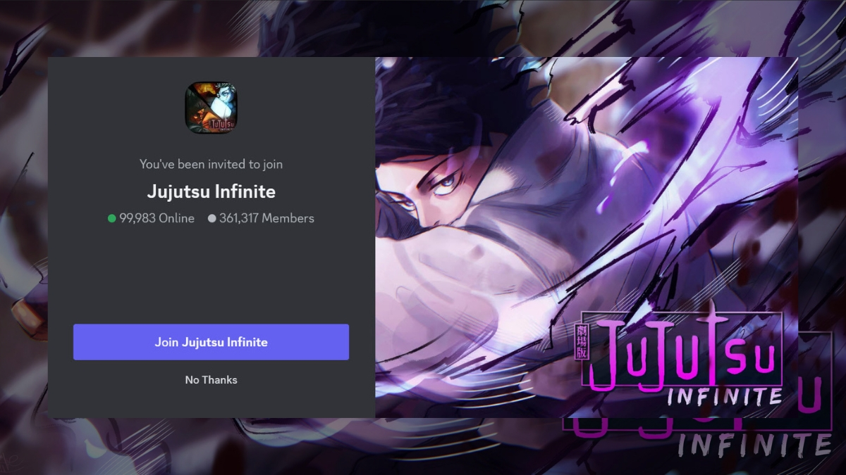 Jujutsu Infinite Discord Server