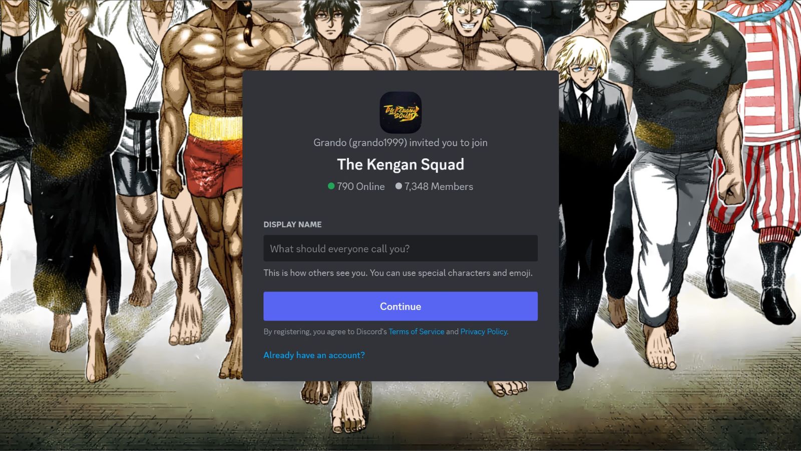 Kengan Discord Server