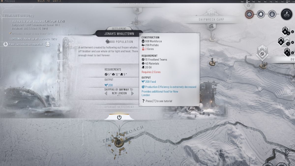 Frostpunk 2 infinite resources - infinite food